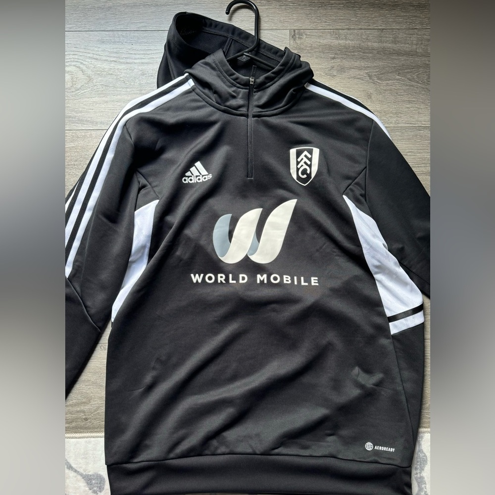 Adidas Fulham FC Half zip Jacket